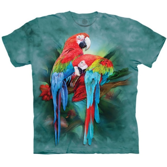 The Mountain Other - The Mountain Macaw Mates Tie Dyed Tee in Size L